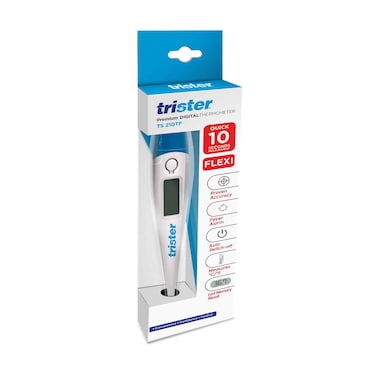 Trister Digital Thermometer 10 Second Flexi Tip TS-210 TF