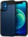 Spigen Slim Armor CS designed for iPhone 12 Mini case/cover with credit card slot - Navy Blue