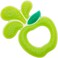 Brother Max Premium Soft Silicone Apple Fruit Splash Teether Toy, 100% Bpa Free Teething Toy For Infants - Green, 0+ Months, Piece Of 1