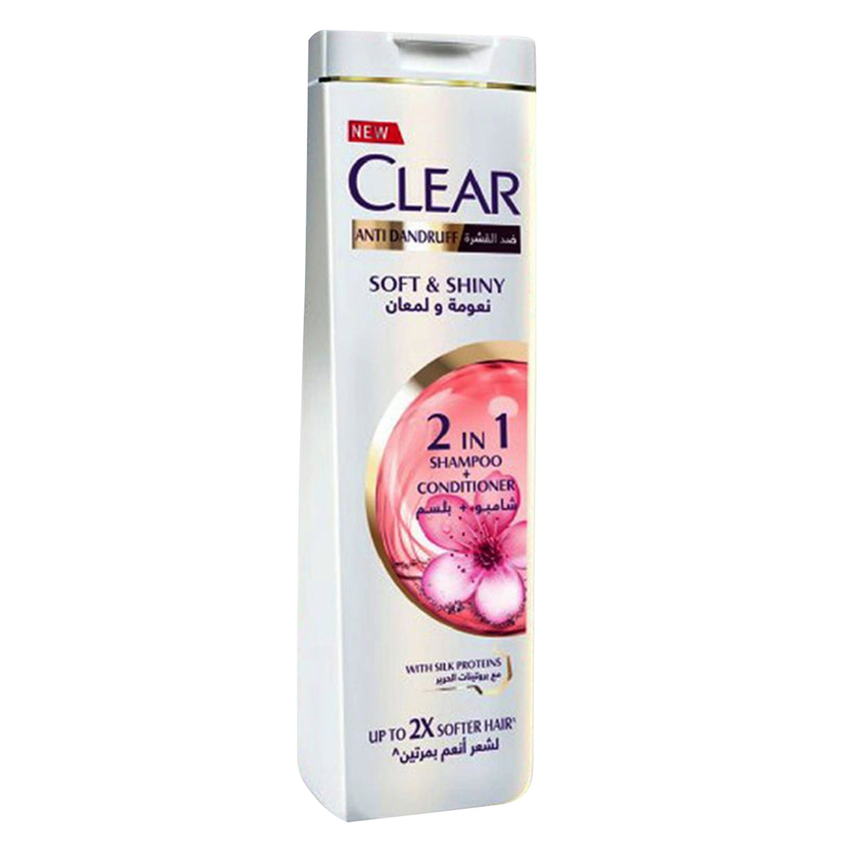 Clear Shampoo 2 in 1 Soft and Shiny 600 Ml product thumbnail 2