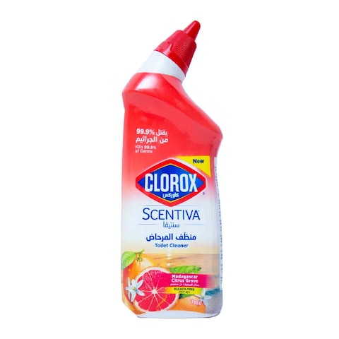 Buy Clorox Scentiva Toilet cleaner Japanese Spring Blossom Bleach Free Toilet Bowl Cleaner 709ml in Saudi Arabia