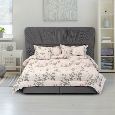 In House Geneva Velvet Bed Frame - Single - 200x90 cm - Dark Green