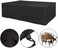 Waterproof Patio Furniture Cover Black,Oxford Garden Furniture Cover, Anti - UV, Windproof, Dustproof, Heat Resistance 270*180*89 cm