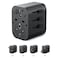Anker 312 Outlet Extender Travel Adapter 30W With 3 USB Ports 30W Black