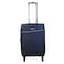Cosmo Nova 8 Wheel Soft Luggage Trolley Navy 50cm