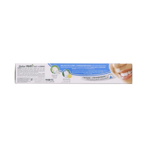 Dabur Herbal Whitening Toothpaste With Brush White 150g