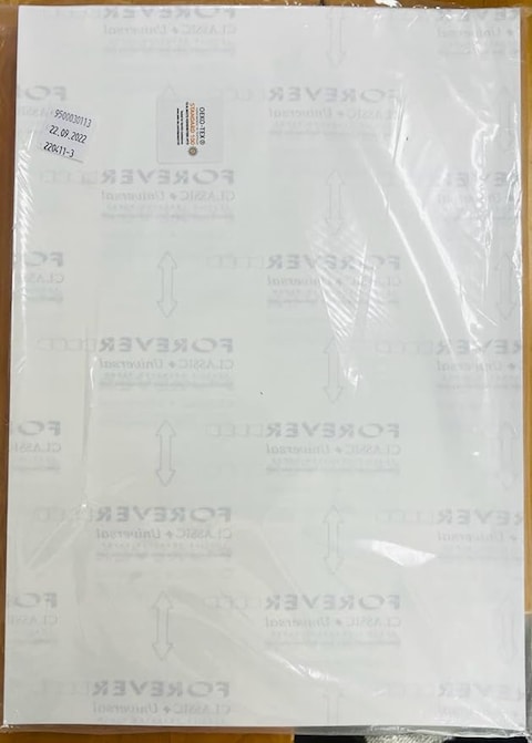Forever Classic+Universal Heat Transfer Paper for Light Garments-A4-100 Sheet/Packet