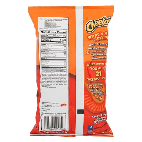 Cheetos Cheese Crunchy Snacks 227g