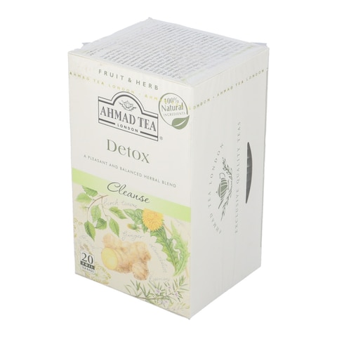 Ahmad Tea Detox Cleanse 20 Foil Tea Bags