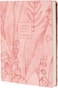 Collins Debden Tara A5 Ruled Notebook - Pink with Green Floral Design, Wear Resistant Covers and 192 Pages Premium Cream Paper