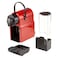 Nespresso Inissia Coffee Machine - Red - C40-EU-RE-NE + 30 Free Coffee Capsules