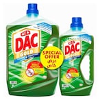 Buy Dac Gold Multi-Purpose Disinfectant  Liquid Cleaner Peppermint And Eucalyptus 3L+1L in UAE