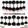 Max Strength Hex Dumbbells Rubber Weight Set Home Gym Tricep Hexagonal Ergo Fitness Training