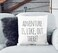 Loud Universe - Adventure Quote 16x16 Inch Throw Pillow Finding Nemo Quote White Pillow With Stuffing