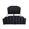 In House Taj Velvet Bed Frame - Single - 200x90 cm - Black