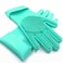 SolidScrub   Magic Silicone Gloves scrubbing Gloves for Dishes, dishwashing Gloves with scrubbers, Dish Gloves for Kitchen, car wash, and pet Care   1 Pair, 2 Gloves (Green Blue/Aqua)