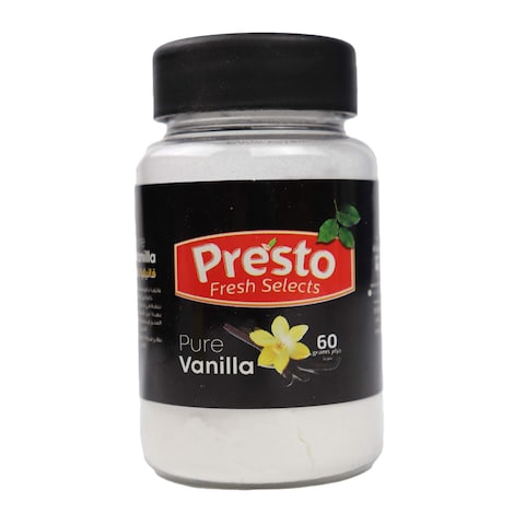 Presto Pure Vanilla Powder - 60 gram
