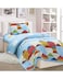 Sleep Night 3 Pieces Kids Compressed Comforter Set, Single Size 150 X 200cm Modern Printed Bedding Set For Girls And Boys, MultiColor