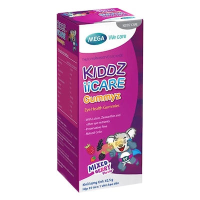 MEGA KIDDZ IICARE GUMMYZ 25'S