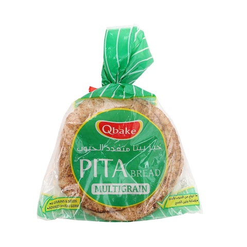 Qbake pita Bread Multigrain 3 Pieces, 195g