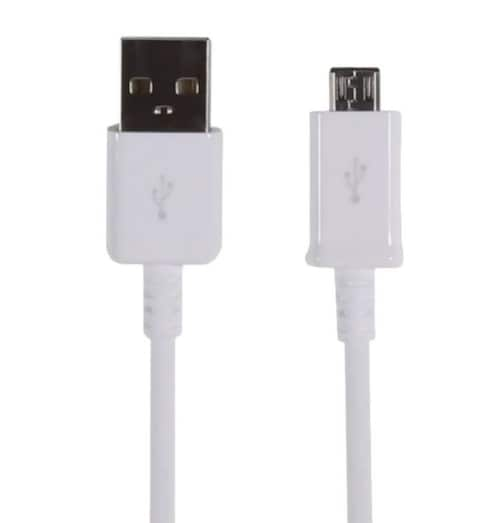 اشتري Generic- Micro USB Cable Charger White في الامارات