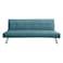 In House Sandi 2 In 1 Sofabed Linen Upholstered - Turquoise