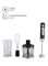 Alsaif-Elec 4 In 1 Electric Hand Blender, 300W, E02420, Clear/Black/Silver