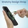 Remson Mag-X Phone Grip Finger Strap Magnetic Phone Kickstand with Silicone Strap Compatible for iPhone 14, 13 Pro/Max/Plus (Green/Neon Green)