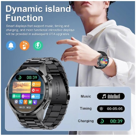 Smart Watch Answer Make Calls, 2023 Fitness Watches With 37 Sports Blood Oxygen Heart Rate Sleep Monitor, Smart Watch For Women Men For Android iOS Phones Black