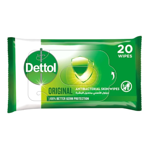 Dettol Anti Bacterial Original Skin 20 Wipes