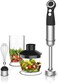 Nobel 4 In 1 Hand Blender 800W, Blender rod, 600ml chopper bowl With egg whisk, 1000ml beaker, NHB444 Hand Stick Size: 70x70x460mm