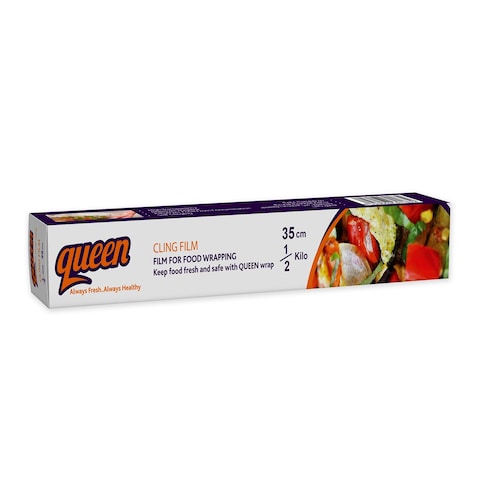 Queen Cling Film Food Wrap Roll - 500 gm