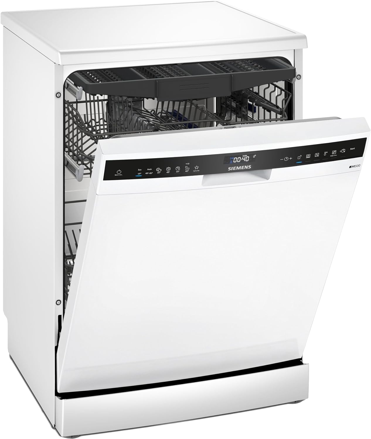 Siemens iQ500 Free-Standing Dishwasher 60cm, White, SN25HW76MM