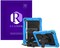 Remson Apple iPad 9.7 (2017/2018) / iPad Air 2 / iPad 9.7 Pro Rugged Shockproof Drop Protection With 360 Rotating Kickstand/Shoulder Strap Cover (Sky Blue)