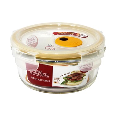 لوك اند لوك حاوية طعام بخار يورو دائرية 950 مل