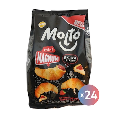 مولتو ميني ماجنم باتيه بالفراولة - 70 جرام - 24 قطعة