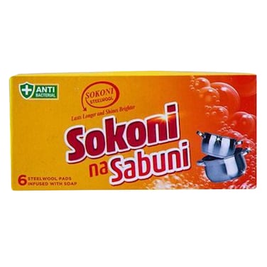 Sokoni Na Sabuni Steelwool 6 Pieces