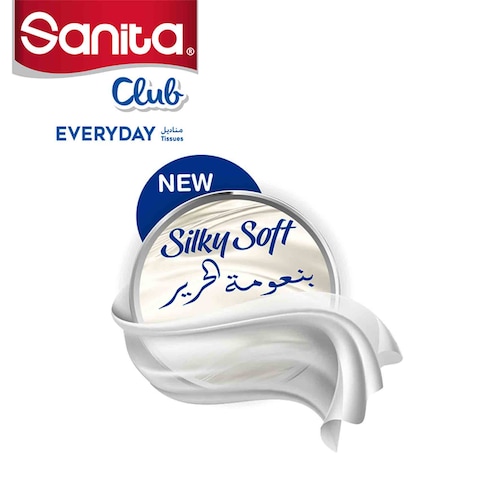 Sanita Club Facial Tissue 2 Ply 76 Sheets