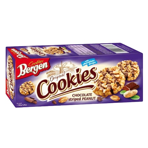 BERGEN CHOCOLATE PEANUT COOKIES150G