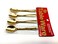 Generic 12-Piece Gold Plated Tea Spoon Set Gold 10 cm - Japan