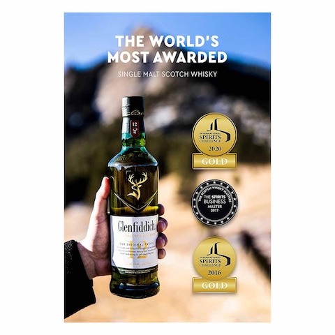 Glenfiddich 12 Years Old Limited Edition Single Malt Scotch Whisky 750ML