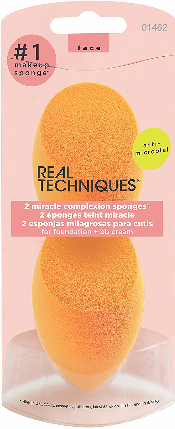 Buy Real Techniques Miracle Complexion Sponge, 0.9375 Ounce (Pack Of 2 ...