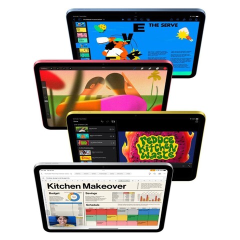 Apple iPad (10th Generation) Tablet, 256GB, Blue 10.9-Inch, 12 MP Camera, Liquid Retina Display, Wi-Fi and 5G