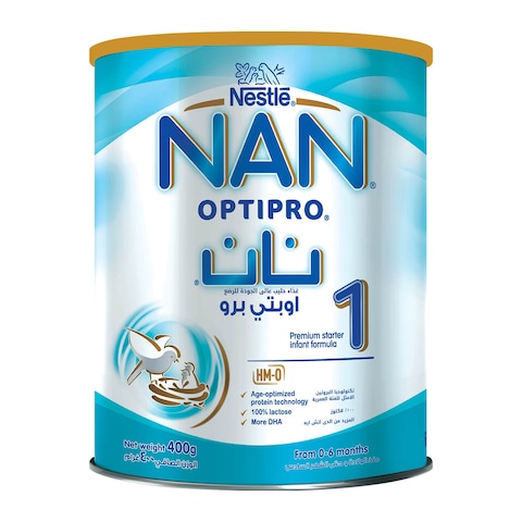 Buy Nestle Nan 1 Optipro Starter Infant Formula Powder - 400 gram in Egypt