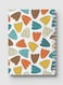 Lowha Spiral Notebook With 60 Sheets And Hard Paper Covers With Sea Shells Design, For Jotting Notes And Reminders, For Work, University, School