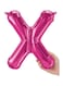 Pioneer Balloons Foli Alphabet X Shaped Balloon