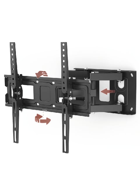 FULLMOTION TV Wall Bracket, 165 cm (65&quot;), scissor arms, black