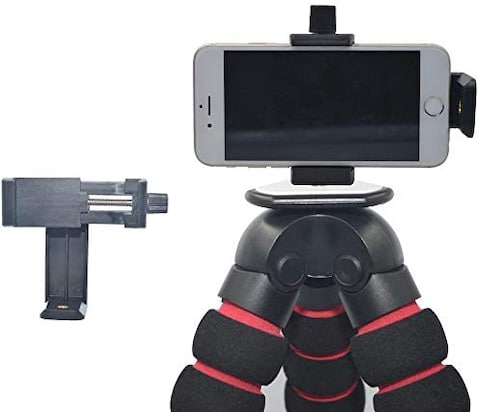 Coopic Tr-28 Max Height 280mm Mini Flexible Octopus Tripod With Universal Adjustable Cell Phone Tripod Smartphone Holder