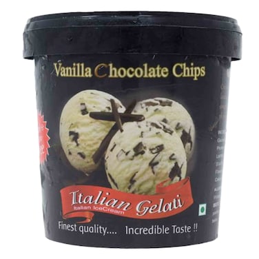 Italian Gelati Vanilla/Chocolate Chips Ice Cream 1l