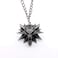Inspired Wolf Head Pendant Geralt Necklace Video Game Gift for Witcher Fan  necklace 1 bag 1 card